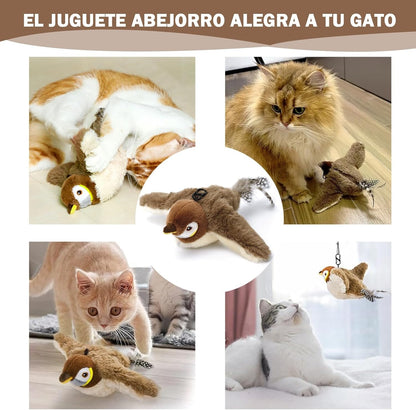 Pájaro Loco Interactivo, el juguete que mantiene a tu gato activo, estimulado y feliz en casa